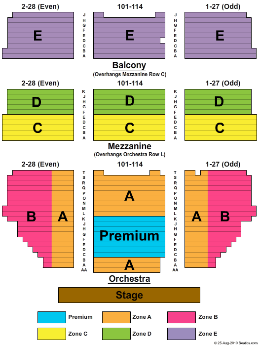 Shubert Theatre - NY Map
